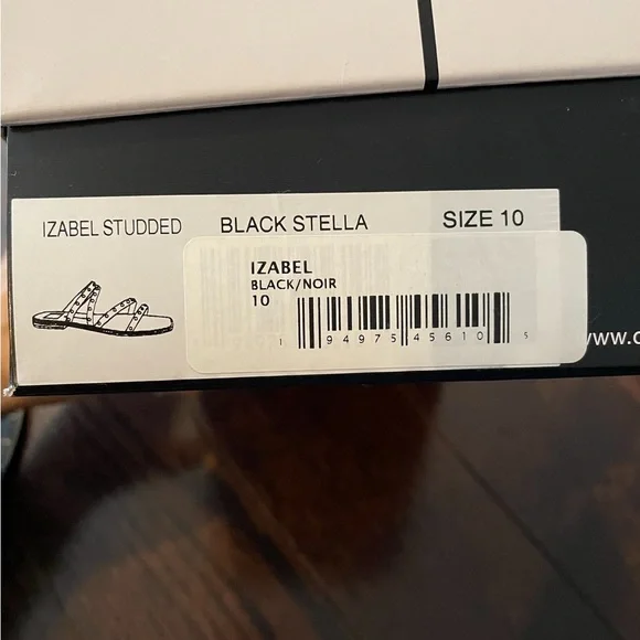 Black studded Dolce Vita sandals - Picture 2 of 5